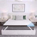 Sleepyhead King Mattress Topper 3 Inch, Cooling Gel Memory Foam, King Size Mattress Topper for Pressure Relief, Removable Washable Cover, CertiPUR-US Certified, Mattress Pad King (King 3")