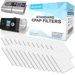 Standard CPAP Filters Compatible with ResMed - Premium Disposable Universal CPAP Filter Supplies for ResMed AirSense 10, for AirCurve 10, for S9 Series Machines, for AirStart, 24 PACK, Medihealer Supplies