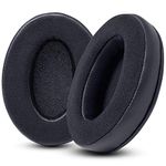 WC PadZ Velour - The Ultimate Upgraded Earpads by Wicked Cushions - Compatible With Audio Technica, HyperX, SteelSeries Arctis & More - Extra Thick - Bigger Opening - Softer Memory Foam | (Black)