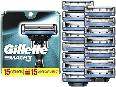 Gillette Mach3 Mens Razor Blade Refills, 15 Count