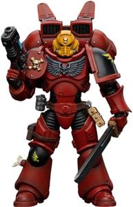 JOYTOY Warhammer 40k Blood Angels 1/18 Scale 4.8 inch Collectible Action Figure:Jump Pack Intercessors Sergeant with Plasma Pistol