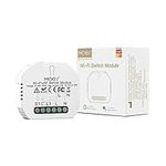 MOES WiFi RF433 Smart Alexa LED Light Switch Module, Wireless Remote Control 1 Way or 2 Way Multi-Control, Compatible with Smart Life Tuya App Alexa and Google Home