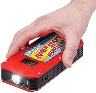 Clarke JSM1200 Multi-Purpose 1200A Lithium Polymer Jumpstarter with USB Outputs & LED Light, Awarded 2024 Best Overall by WhatCar