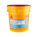 SIKA - Roof repair - Sikalastic 520 Cool Coat Fibers IN - Micro fibre reinforced acrylic roof waterproofing and heat reflective coating - Reay to use - Cold applied - White - 10kg
