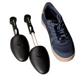 Keep M Krisp Shoe Trees for Men Adjustable Plastic Shoe Trees Shaper/Boot Holder- Shoe Trees Snekars Shapers Stretcher Adjustable Shoe Trees- Men's Black Plastic Snekars Trees Shaper- One Pair Pack