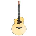 Vault EA40 Left Handed 41 inch Premium Solid Spruce-Top Cutaway Acoustic Guitar - Natural