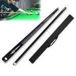 BOBVB 58 inch Pool Cue Stick, 1/2 Jointed Carbon Fiber Maple Wood Billiard Pool Cue, Professional Handmade Snooker Cue with Box, 10mm/11.5mm/13mm to Choose, Snooker Rod Supplies Accessory 13mm