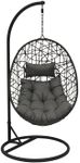 Status Grey Rattan Hanging Egg Chai