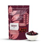 Sorich Organics Berries Mix 200gm | Dried Cranberries, Blueberries, Strawberries, Black Currants | Antioxidant Rich | Healthy Snack for Kids and Adults