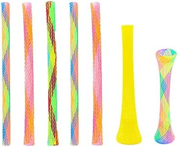 ISMARTEN Cat Spring Toys, 30 Packs Cat Tube Spring Toy Interactive Cat Toy for Indoor Cats, Plastic Spring Coils Attract Cats to Swat, Bite, Hunt(Random Color) (30 packs)