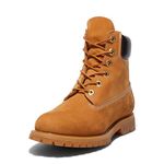 Timberland Women's Premium 6 Inch Lace Up Waterproof Boot, Wheat Nubuck, 7 Wide