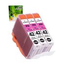 NEXTPAGE Compatible Ink Cartridges Replacement for CLI-42 Photo Magenta Professional Inkjet PIXMA PRO-100 CLI42 PM 3 Pack