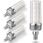 E12 LED Bulbs,20W LED Candelabra Bulbs,150 Watt Equivalent, Warm White 2700K Chandelier Bulbs, E12 Base Ceiling Fan Light Bulbs, 85V-265V, 2000Lumen Corn Bulbs, Non-Dimmable (4 Pack)