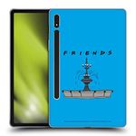 Head Case Designs Officially Licensed Friends TV Show Fountain Iconic Soft Gel Case Compatible With Samsung Galaxy Tab S8