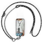 pcgaga Mobile Phone Lanyard Crossbody, Adjustable with Premium Metal Chain Clip, 2 Tether Tabs, Braided Phone Neck Strap for iPhone AirPods ID Badge Keys Purses Women Men-Enhanced Durability and Style