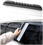 Ziciner Professional Car Handheld Blade Squeegee, 12 inch 3-Layer Silicone T-Bar Water Blade, Universal Quick Drying Squeegee Wiper, Super Flexible Squeegee for Car Glass or Home Windows (Gray)