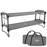Disc-O-Bed Large Outfitter – Special Edition, with 2 Side Organizers, Grey
