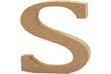 Creativ 56328 Wooden Letter, S, One size