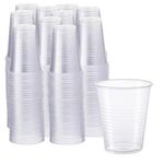 Amaxe Direct [240 Pack - 12 oz.] Clear Disposable Cups - Bulk Cold Party Drinking Cups