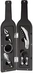 Ozeri Wine Bottle Corkscrew & Accessory Set, Black, OW06A