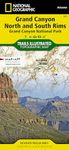 Grand Canyon, North and South Rims Map [Grand Canyon National Park]