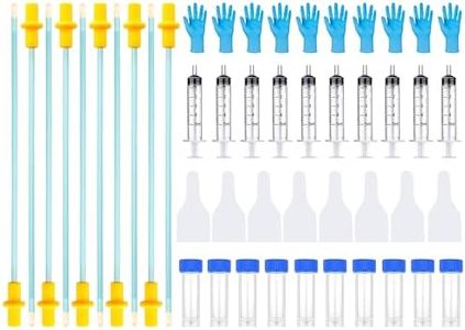 Lolgold 10 Set AI Artificial Insemination Dog Breeding Kit, Canine Breeding Kit, Disposable Canine Artificial Insemination, Dog Insemination Breeder Kit, Canine Breeding Supplies for Large Breeds