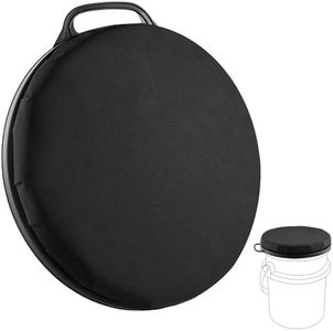 Ironraw 5 Gallon Bucket Seat for Yeti Only, 360 Degree Swivel Load Out Bucket Seat, 5 Gal Foam Cushion Bucket Seat Lid with Padded Top for Hunting Fishing Camping Outdoor