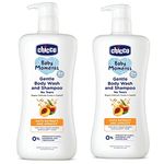 Chicco Gentle Body Wash and Shampoo 500ml (Pack of 2) (500 ml, Pack of 2)