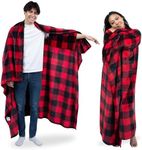 Dreamighty Wearable Blanket with Sleeves - Wearable Blanket Adult, Cozy Gifts for Women and Men, Gifts for Girlfriend, Gifts for Her, Mom Birthday Gifts for Women Who Have Everything Checkered