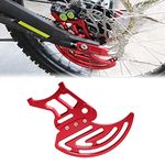 URLWALL Rear Brake Disc Guard and Caliper, Billet Aluminum Rear Brake Disc Cover and Caliper Guard Protector for Sur-Ron S/X Light Bee/Segway X260 X160, Dirt Pit Bike Motorcycle Parts (Red)