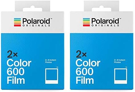 Polaroid Originals 600 Film 4 Pack Bundle (32 Photos), Color 600 Film 4 Pack, 32 Photos (5037)