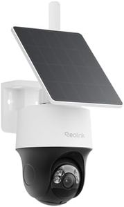 Reolink 2K 4G LTE Wireless Outdoor Security Camera Go PT S Lite, Pan-Tilt with Auto Tracking, Built-in SIM Card, Color Night Vision, AI Detection, Solar Powered for Stable, Farm, Construction Site