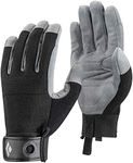 Black Diamond Crag Climbing Gloves, Black, X-Small