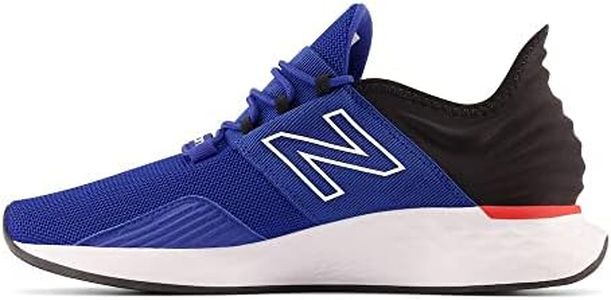 New Balance Men's Fresh Foam Roav V1 Classic Sneaker, Team Royal/Neo Flame/Black, 11.5 Wide