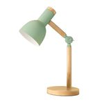 himmel Desk Lamp,Adjustable Wooden Table lamp (Green), wtalble001