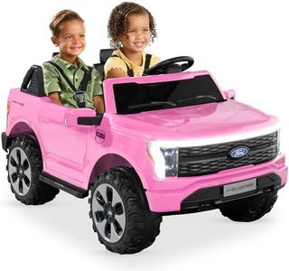 Best Choice Products Kids 24V 2-Seater Electric Ride On Car Officially Licensed Ford F-150 Lightning Truck w/Parent Control, Bluetooth, LED Lights - Pink