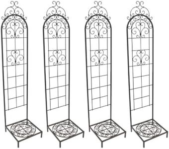 Panacea 84451 Rustica Italia Pot Trellis with Base, Rubbed Bronze (4)