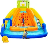 WELLFUNTIME Inflatable Water Slide,