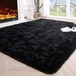 Noahas Fluffy Bedroom Rug Carpet,4x