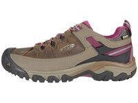 KEEN Women's Targhee 3 Waterproof Hiking Shoe, Weiss Boysenberry, 6.5 UK