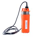 Amarine Made 24V DC Submersible Deep Well Water Pump/Alternative Energy Solar Battery Flow Rate: 1.6 GPM 8A-230 ft Maximum Lift,100 ft Maximum Submersible Depth Solar Well Water Pump