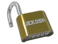 Jekosa® JKC/50 [Waterproof] Heavy Duty Combination Padlock Outdoor - [No Key] 4 Digit Code Lock for Sheds, Gates, Lockers, Hasps