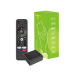 BOXPUT Lemon TV Mini Android TV Box, Android 12.0 TV Box, 2GB RAM 16GB ROM, H618/2.4G/5G Dual WiFi, BT5.4 Quad Core 4K Ultra HD Media Box Media Player Android TV Box