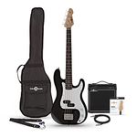 LA Short Scale Bass Guitar with 15W Amp & Accessories by Gear4music