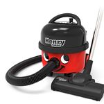 Numatic HVT160 Henry Turbo Vacuum Cleaner with AiroBrush Turbo Head, Microfresh Filtration System, 620W, 6L, Red/Black