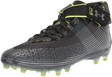 Under Armour Mens Highlight Mc Football Shoe, Black/Jet Gray/Black, 9.5 US