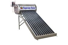 Supreme Solar 100 Lpd Solar Wall Water Heater, Blue