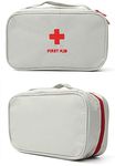 First Aid Bag - First Aid Kit Bag Empty for Home Outdoor Travel Camping Hiking, Mini Empty Medical Storage Bag Portable Pouch (Gray)