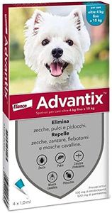 Bayer advantix x chiens 4-10 kg - 4 pipettes