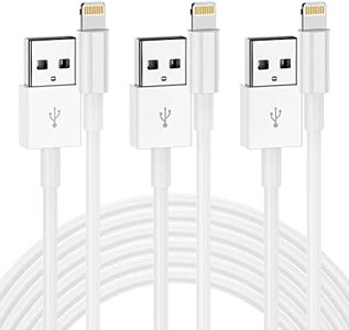 QZIIW [Apple MFI Certified for iPhone Charger Cable 10 Ft, 3Pack Extra Long USB to Lightning Cable 10 Feet,Apple Charging Power Cord 10 Foot for iPhone 14 13 12 11 Pro Max Mini XR X 9 8 7Plus 6s ipad